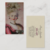 Königin Marie Antoinette ~ Visitenkarte (Vorne/Hinten)