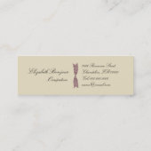 Königin Marie Antoinette ~ Visitenkarte dünn (Rückseite)