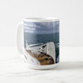 Königin Mary 2 - Ocean Liner Tasse (Vorderseite Links)