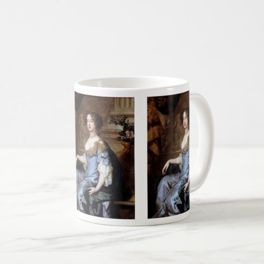 Königin Mary II von Sir Peter Lely Coffee Tasse (VorderseiteRechts)