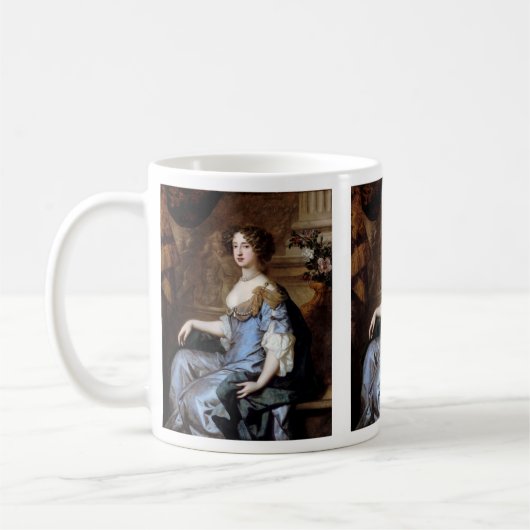 Königin Mary II von Sir Peter Lely Coffee Tasse (Links)