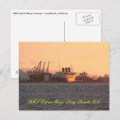 Königin Mary Sonnenuntergang Postkarte (Vorne/Hinten)