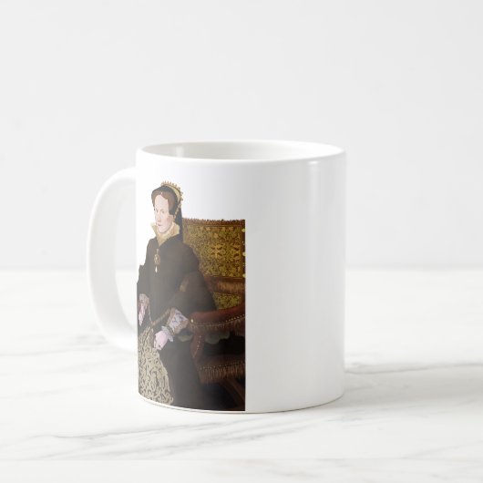 Königin Mary Tudor Kaffeetasse (Vorderseite Links)