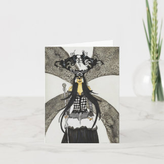 Königin-Maskerade Notecard Karte