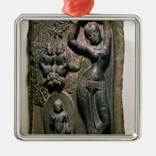 Königin-Maya, der dem zukünftigen Buddha entbind Ornament Aus Metall