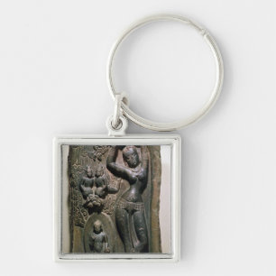 Königin-Maya, der dem zukünftigen Buddha entbindet Schlüsselanhänger
