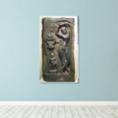 Königin Maya, die den künftigen Buddha zur Welt br Leinwanddruck (Insitu (Holzboden))