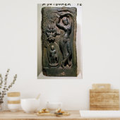 Königin Maya, die den künftigen Buddha zur Welt br Poster (Küche)