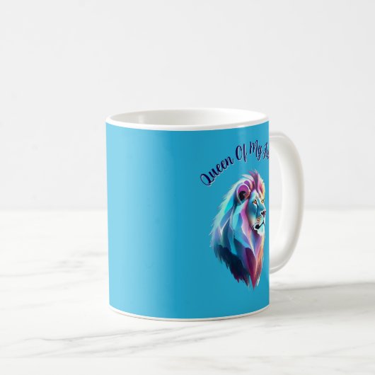 "Königin meines eigenen Dschungels" Kaffeetasse (VorderseiteRechts)