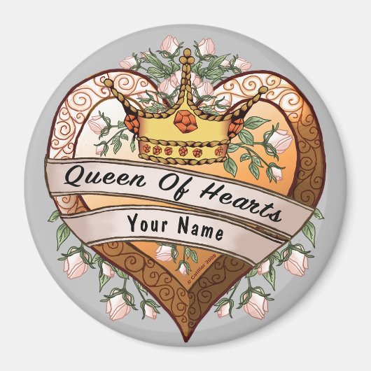 Königin meines Herzens Magnet (Vorne)