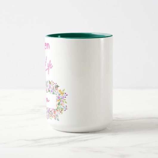 Königin meines Lebens Tasse (Zentrum)