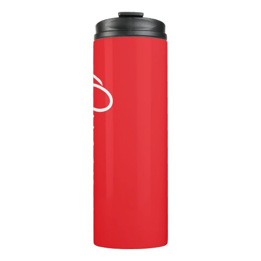 Königin mit Krone Thermosbecher (Vorderseite)