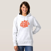 Königin mit Krone, Typografie-Design Hoodie (Vorne ganz)