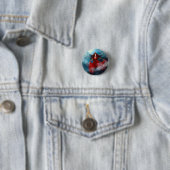 Königin mit roten Flügeln in Wolken Button (Beispiel)