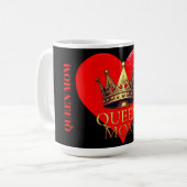 KÖNIGIN MUTTER KAFFEETASSE (Vorderseite Links)