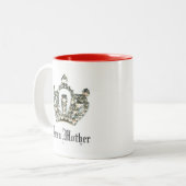 Königin-Mutter-Tasse Zweifarbige Tasse (Vorderseite Links)