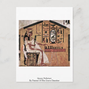 Königin Nefertari von Maler der Grabkammer Postkarte