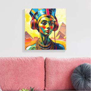 KÖNIGIN NEFERTITI 2 LEINWANDDRUCK