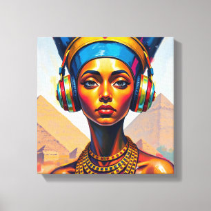 KÖNIGIN NEFERTITI 3 LEINWANDDRUCK