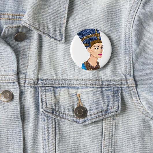 Königin nefertiti button (Beispiel)
