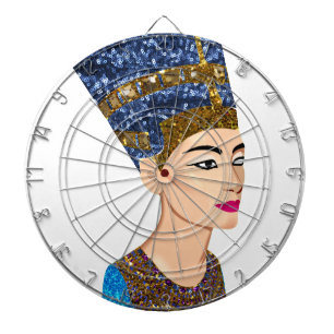 Königin nefertiti dartscheibe