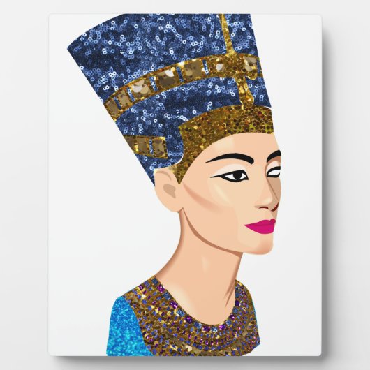 Königin nefertiti fotoplatte (Vorderseite)