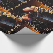 Königin Nefertiti Geschenkpapier (Ecke)