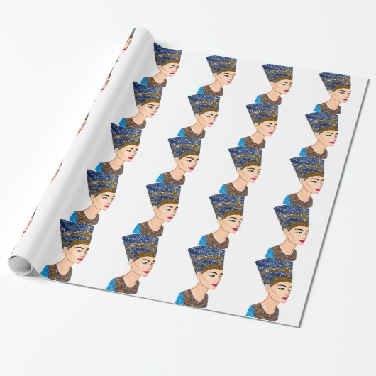 Königin nefertiti geschenkpapier (Ungerollt)