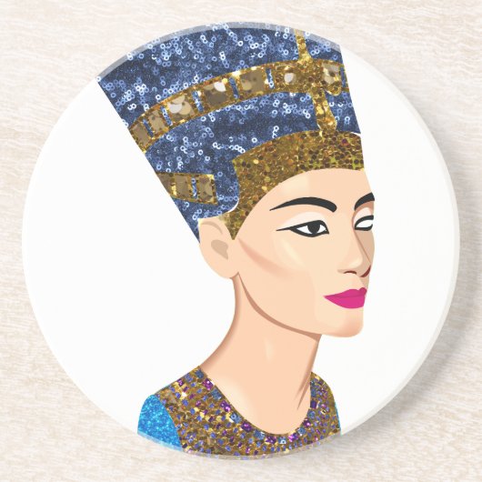Königin nefertiti getränkeuntersetzer (Vorne)
