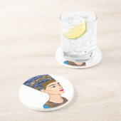 Königin nefertiti getränkeuntersetzer (Seite)