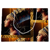 Königin Nefertiti Große Geschenktüte (Vorderseite)
