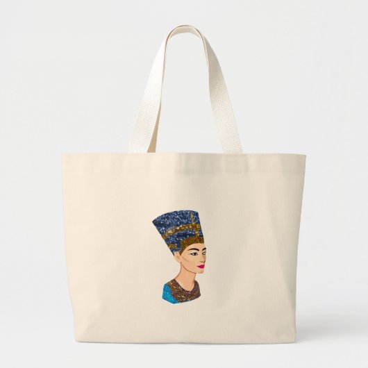 Königin nefertiti jumbo stoffbeutel (Vorne)