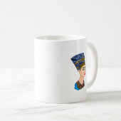 Königin nefertiti kaffeetasse (VorderseiteRechts)