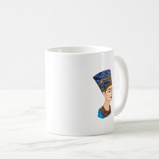 Königin nefertiti kaffeetasse (VorderseiteRechts)