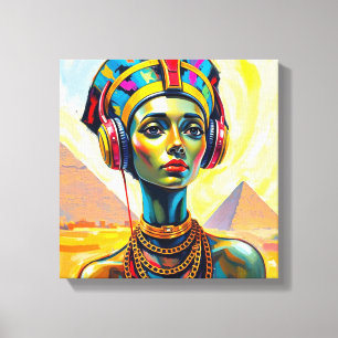 KÖNIGIN NEFERTITI LEINWANDDRUCK