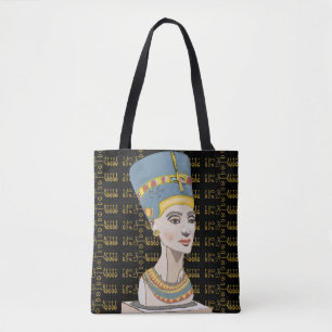Königin Nefertiti mit Cartouche Tasche