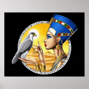 Königin Nefertiti Poster