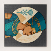 Königin Nefertiti - Zeitlose Schönheit der antiken Puzzle (Horizontal)