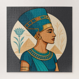 Königin Nefertiti - Zeitlose Schönheit der antiken Puzzle