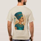 Königin Nefertiti - Zeitlose Schönheit der antiken T-Shirt (Rückseite)