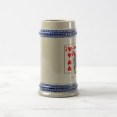 Königin-Neun Bierglas (Mittel)