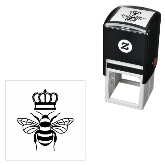 Königin nur mit Kronbild Permastempel (Beispiel)