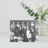 Königin Olga von Griechenland mit großen Töchtern Postkarte (Stehend Vorderseite)