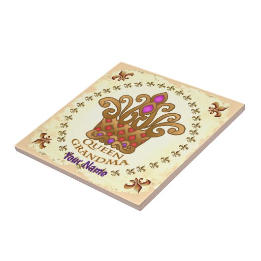 Königin Oma Fliese (Seite)