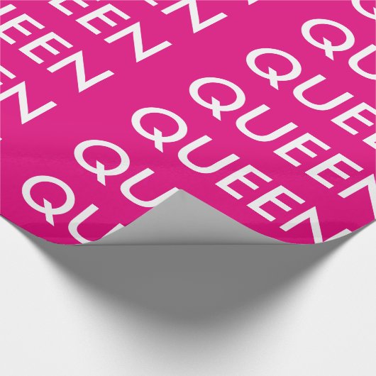 Königin-Packpapier Geschenkpapier (Ecke)