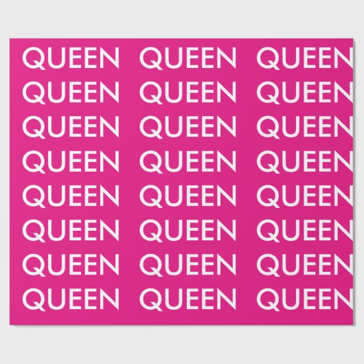 Königin-Packpapier Geschenkpapier (Flach)