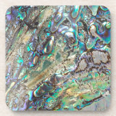 Königin paua Muschel Getränkeuntersetzer (Vorderseite)