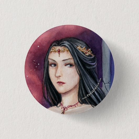 Königin Persephica Ickova von Thera Button (Vorderseite)