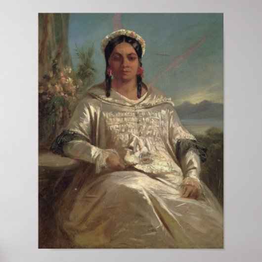 Königin Pomare IV von Tahiti Poster (Vorne)