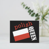 Königin Postkarte (Stehend Vorderseite)